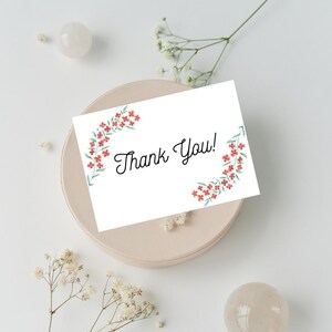 花のつるのサンキューカード