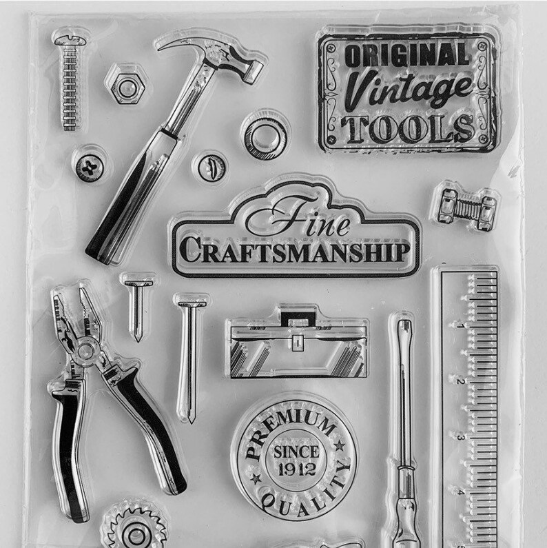Fathers Day Stamps Mens Card Making Stamps Craft Stamps Mens Stamps Tool Box Stamps Tool Silicone Stamps Vintage Stamps Tool Stamps Paper Stickers Labels Tags Lifepharmafze Com