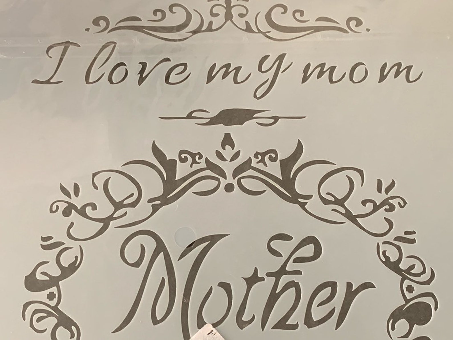 Mom Stencil Flower Stencil Drawer Stencil Furniture | Etsy