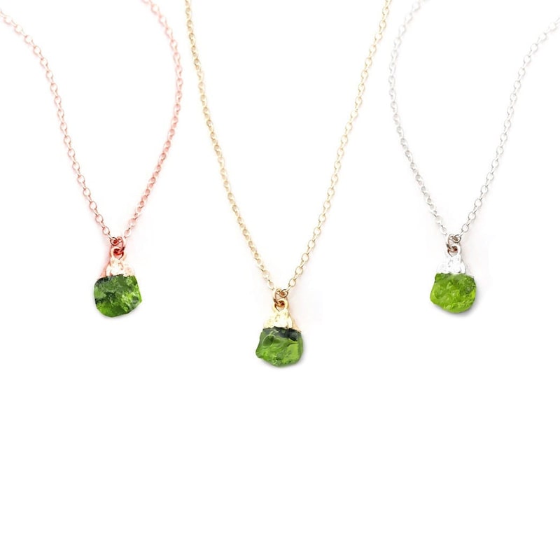 Moldavite Necklace Etsy