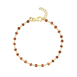 Gemstone Beaded Chain Bracelet - Gemstone Bracelets - Bead Bracelet - Rosary Chain Bracelet - Chain Bracelet - Multi Stone Bracelets
