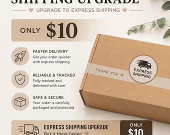 Express Shipping, Shipping Upgrade to Express..