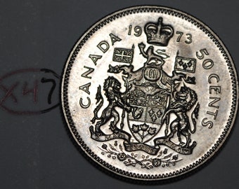 Canada 1974 50 cent - Canadese halve dollar lot #X47