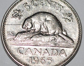 #2 Queen Elizabeth II Hong Kong 1965-5 Cents Nickel Brass Coin 