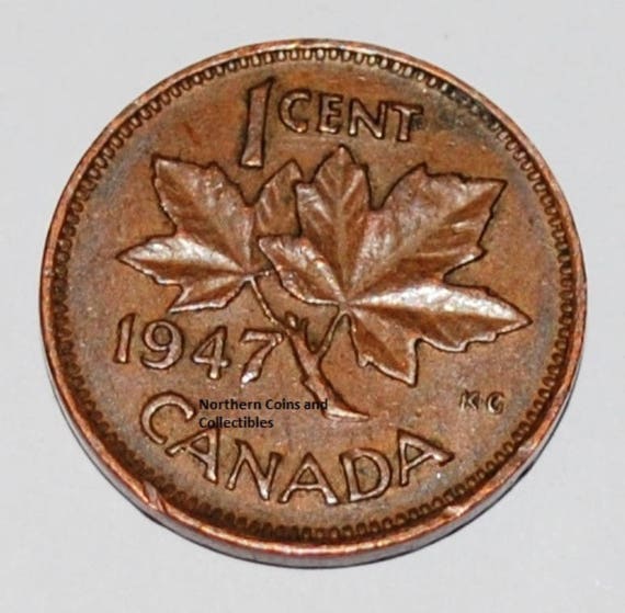 Canada 5 Cent Nice Coin Album Collectable 1947 Circulated Nickel