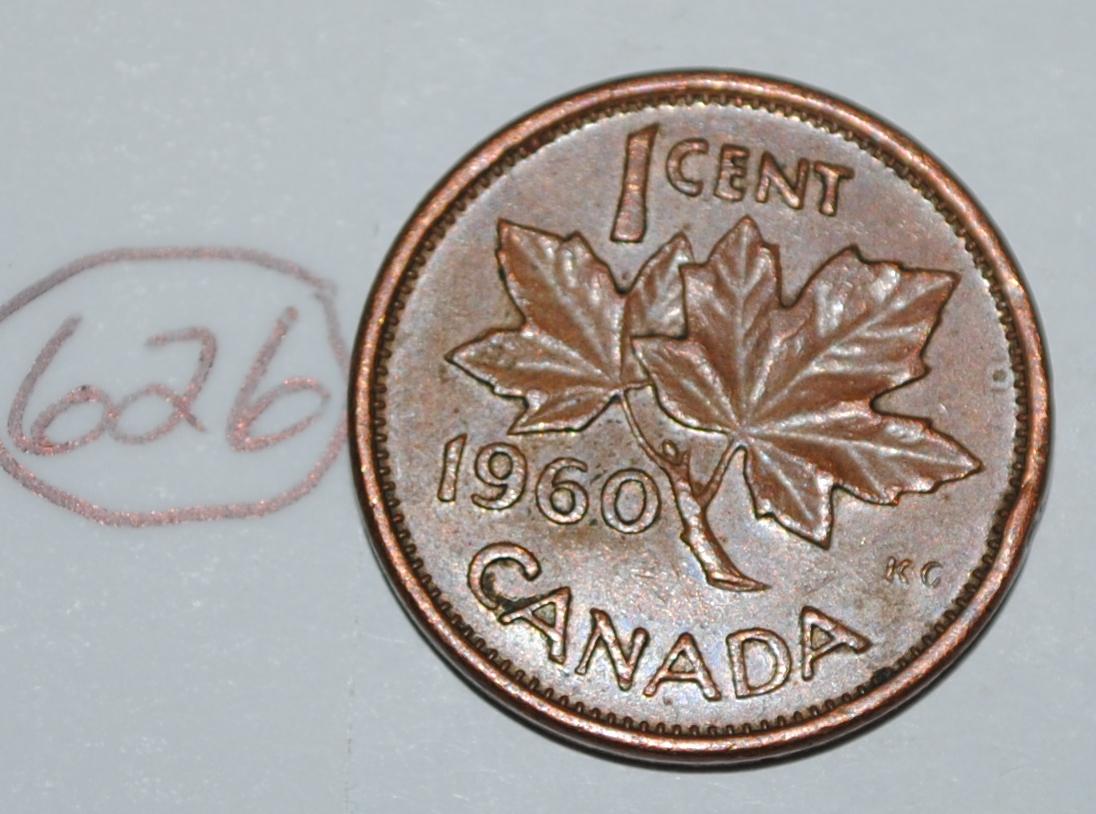 Canadian Coin Canada 1 Cent | Queen Elizabeth II | Rock Dove