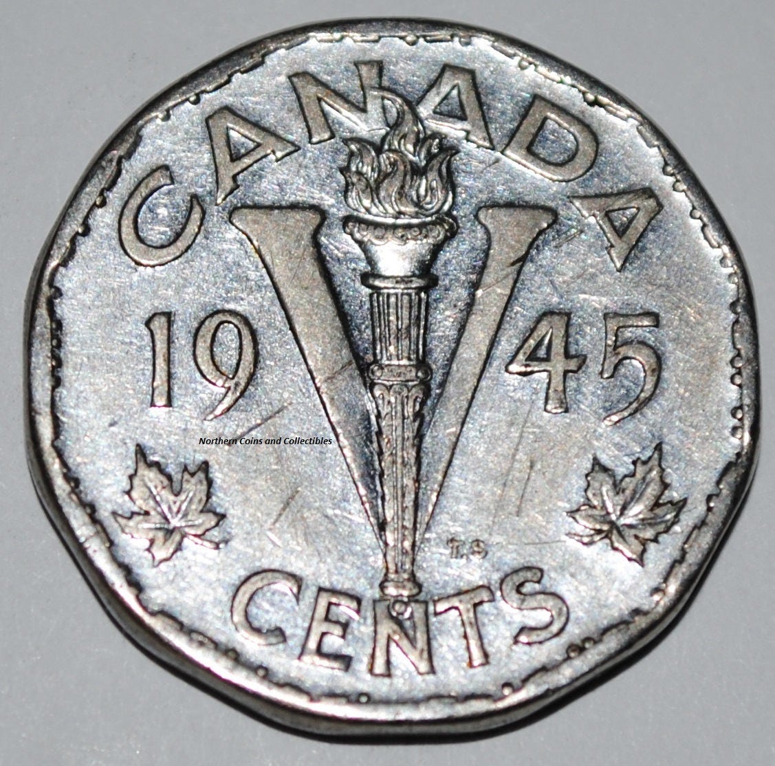 Canada 1945 5 Cents George VI Canadian Nickel - Etsy