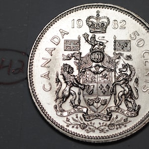 Canada 1982 50 cents - Canadian Half Dollar Lot #D42