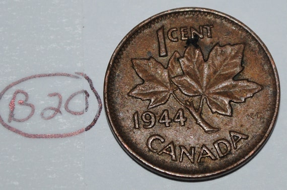 Canada 5 Cent Nice Coin Album Collectable Circulated Nickel 1944