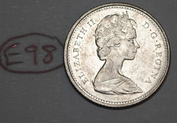 Canada 1973 10 Cents Elizabeth II Canadian Dime Lot #E98 - Etsy
