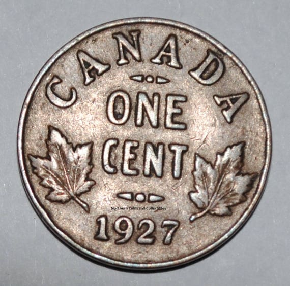 Canada 1920 1 Cent George V Canadian Penny Copper Coin