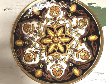 Greek Decorative Wall Plate | Keramikos Manousakis Colorful Mediterranean Style Wall Art | Made in Greece