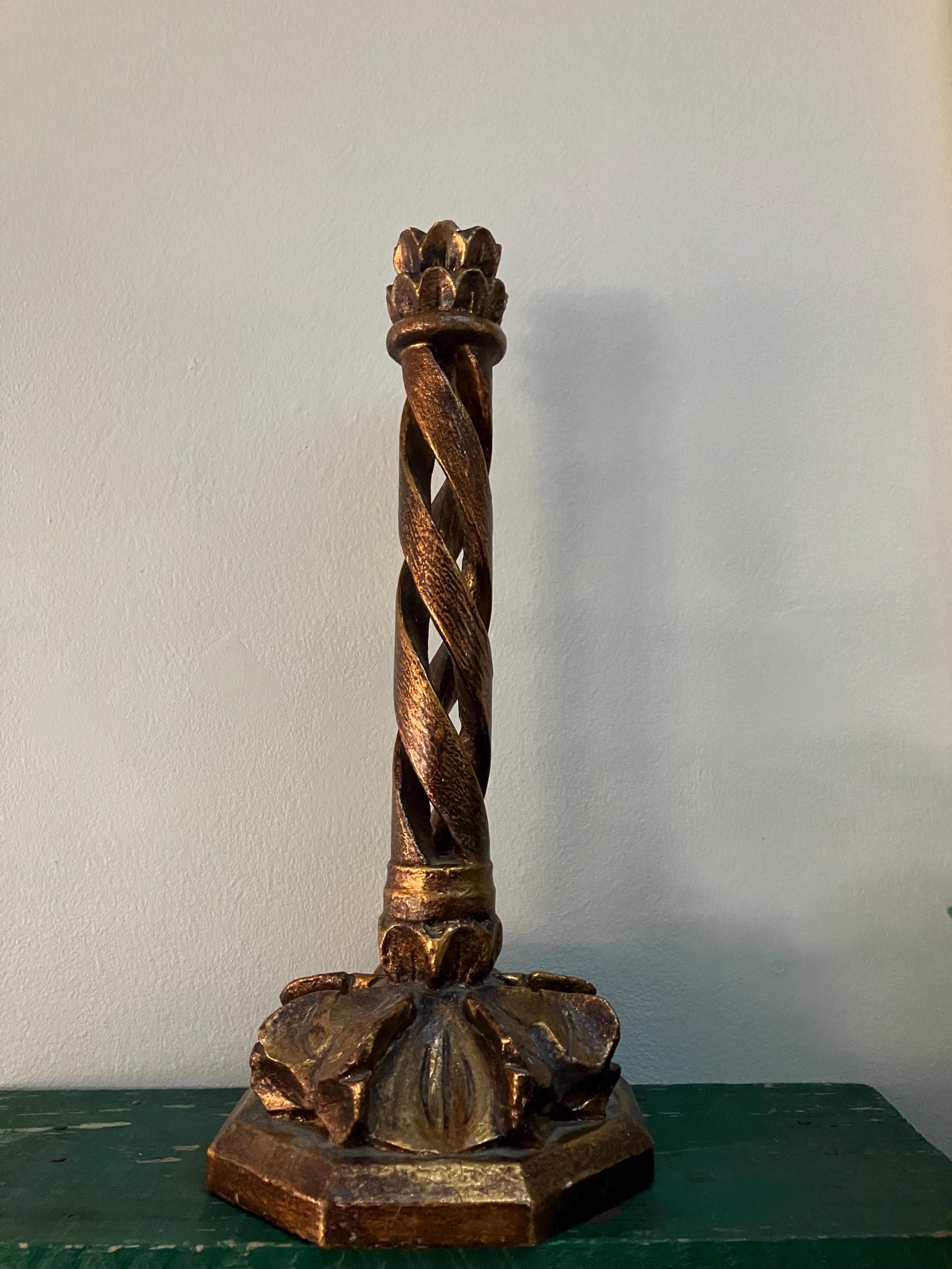 Vintage Mexican Folk Art Candlestick: Jeanne Valentine - Etsy