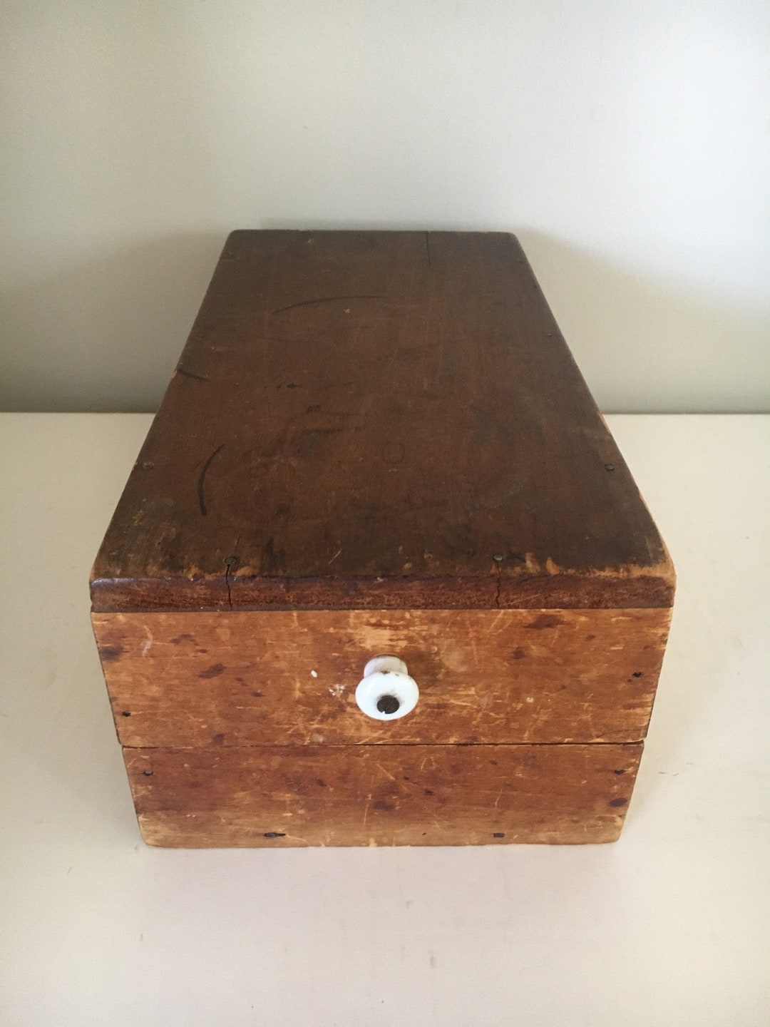 Wood File Box Wooden Recipe Box Wood Display Box Wood Etsy