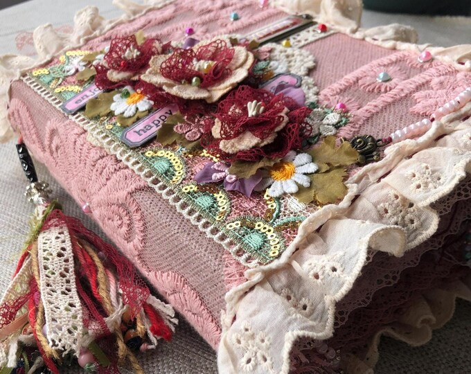 Handmade Shabby Chic Junk Journal: Floral Bird Butterfly Design - Etsy