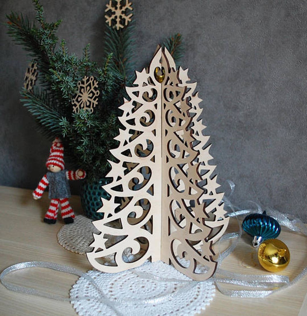 5 Weihnachtsbaum dxf dwg und eps Datei für CNC Plasma Router Etsy Schweiz