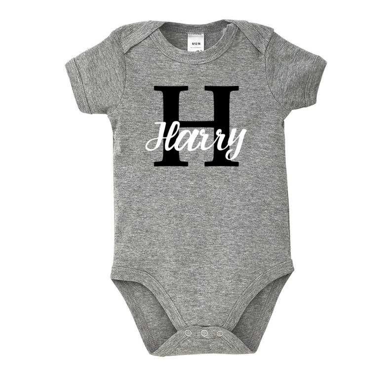 Personalized baby name bodysuit Baby boy or girl gift
