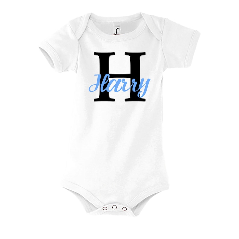 Personalized baby name bodysuit Baby boy or girl gift