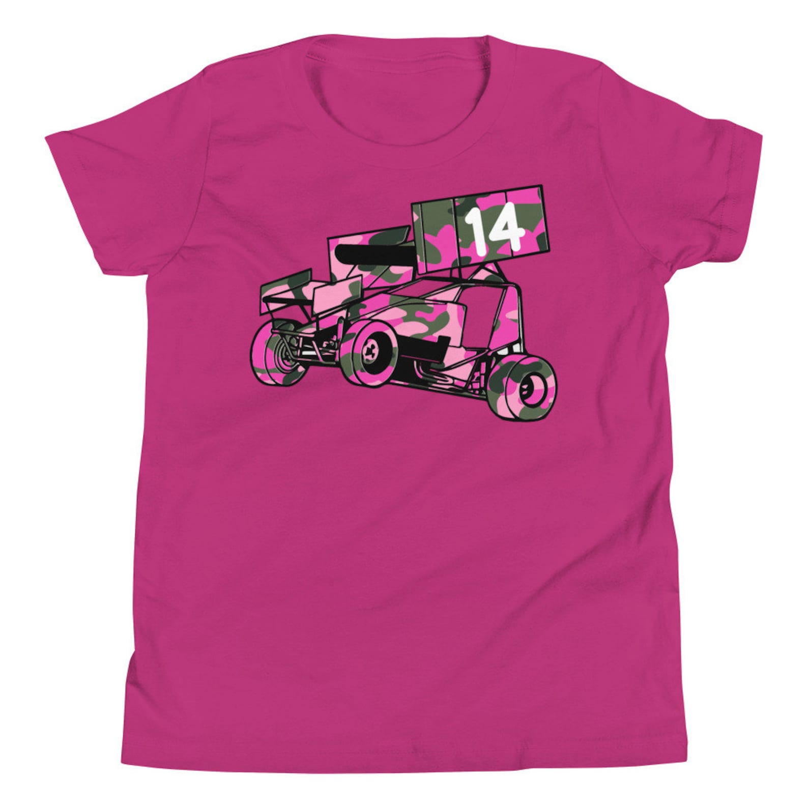 Sprint Car Youth Shirt Sprint Car Racing Camo Pink Shirt Etsy