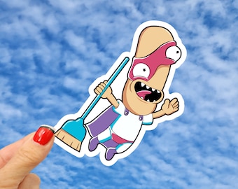 Autocollant Noob Noob, autocollant Rick et Morty Noob, Rick et Morty Meme, autocollant Noobnoob