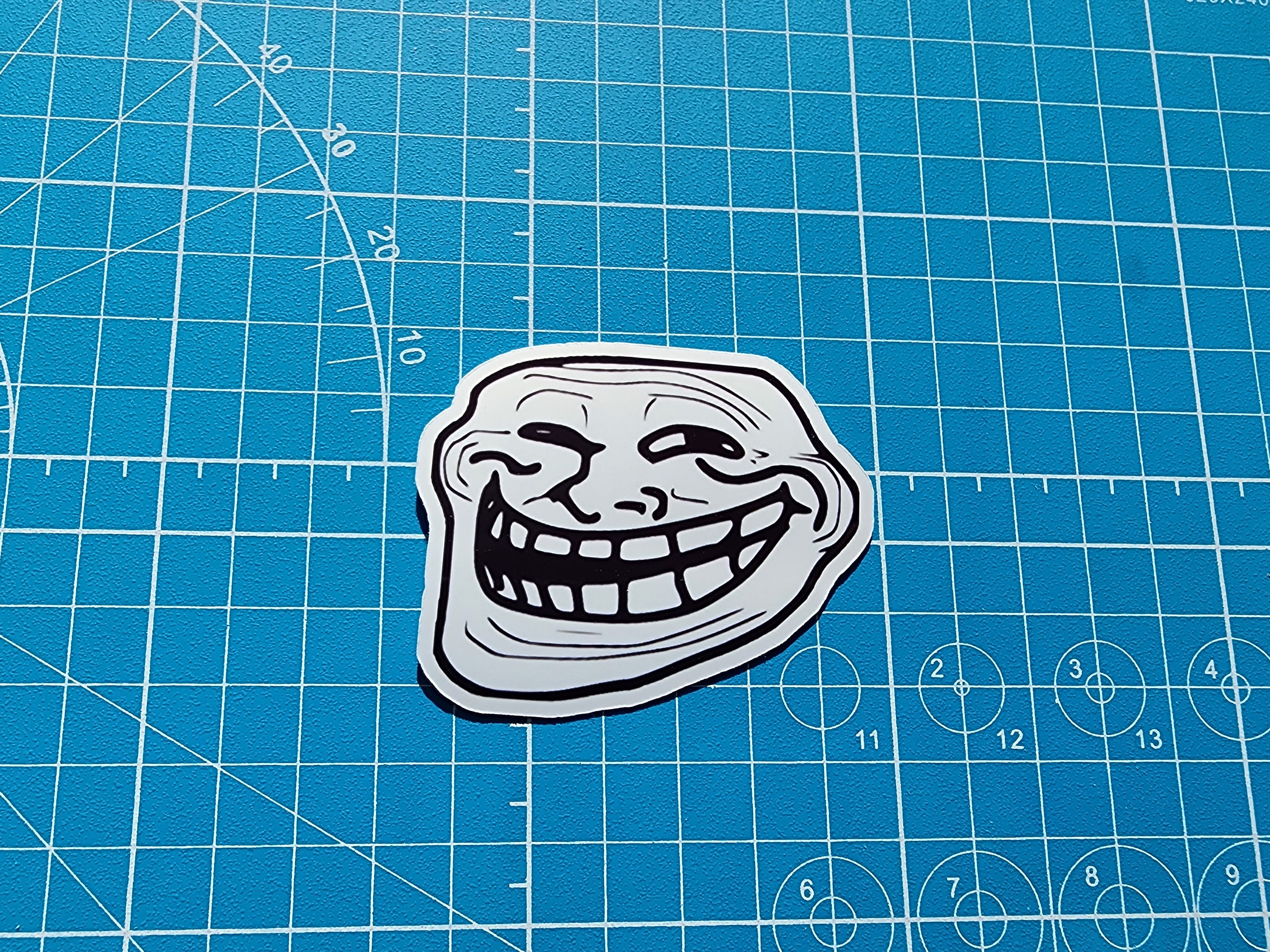 sad troll face Sticker for Sale by dedi puryono⭐⭐⭐⭐⭐