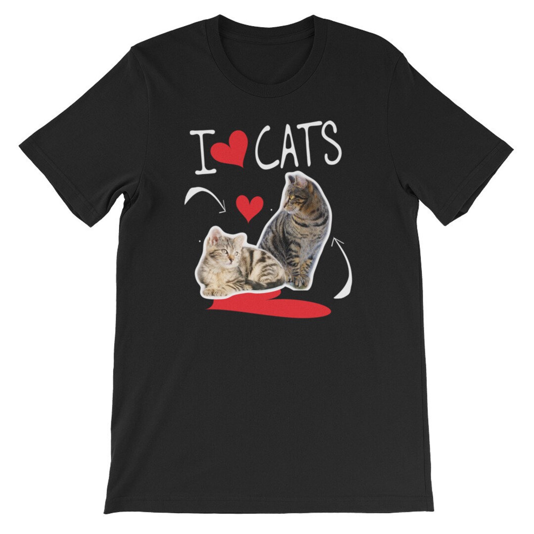 I Love Cats I Heart Cats Luv Cats Kittens Cat Lover Crazy Cat - Etsy