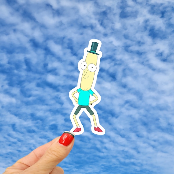 Mr Poopybutthole Sticker, Poppy Butthole Sticker, Rick and Morty Meme, Rick and Morty Poopy Sticker