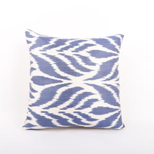 16x16 Modern Pillow, Ikat Throw Pillow, Lumbar Pillow Cover, ikat Pillow Cover, Handmade Pillow, Unique Pillow, Sofa Pillow