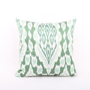 16x16 Sofa Pillow Case, Ikat Throw Pillow, Lumbar Pillow Cover, ikat Pillow Cover, Handmade Pillow, Unique Pillow