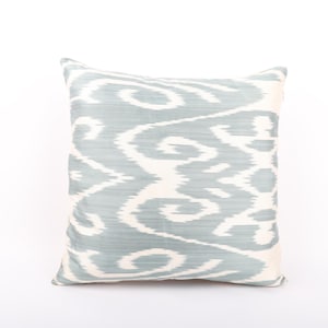 16x16 Geometric Pillow, Ikat Throw Pillow, Lumbar Pillow Cover, ikat Pillow Cover, Handmade Pillow, Unique Pillow
