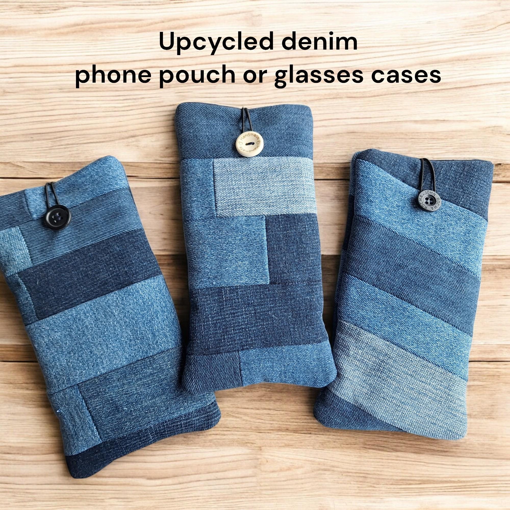 Denim Phone Pouch UK