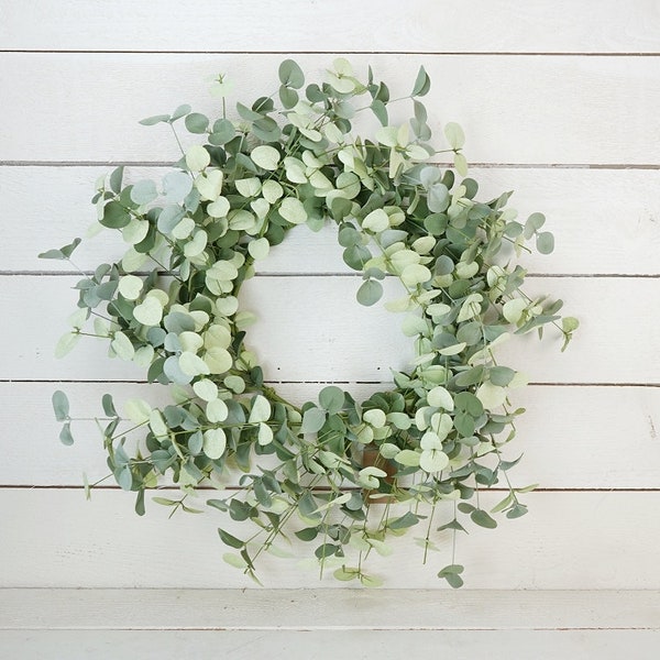 Silver Dollar Wreath Etsy