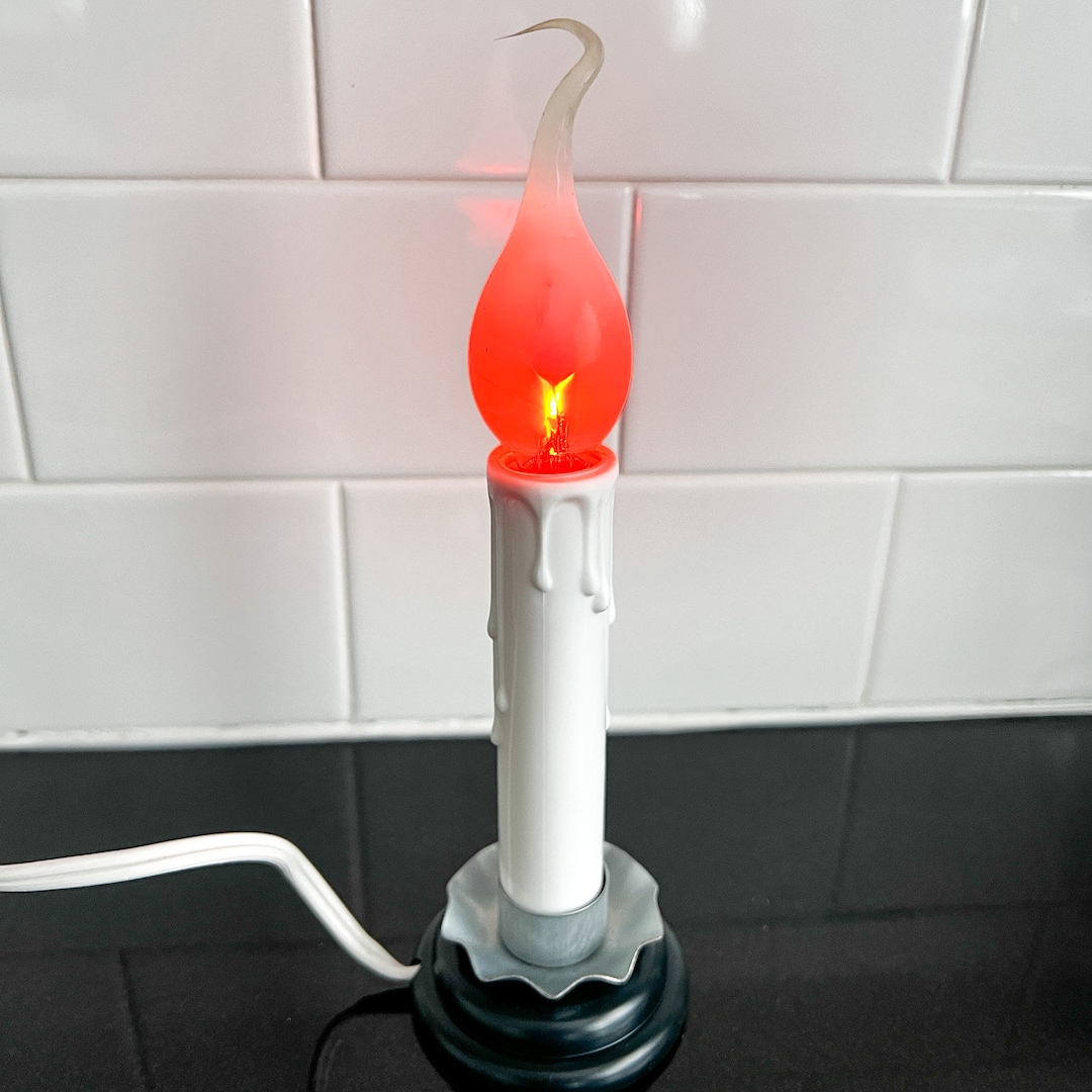 White Electric Candle Lamp / Night Light 5