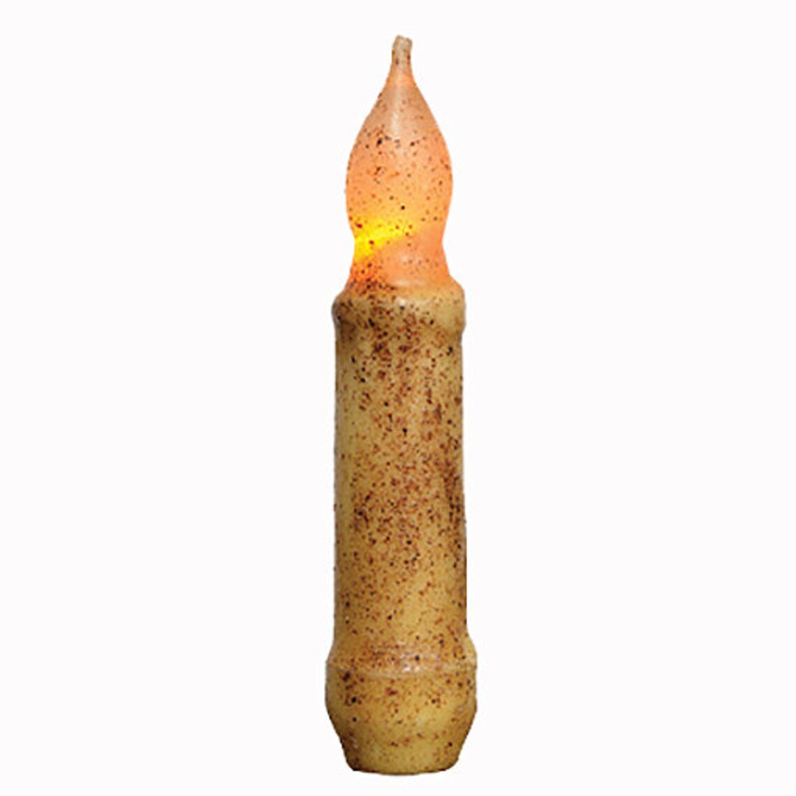 Grungy Ivory LED Battery Operated Taper Candle Light 4 Etsy