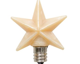 Star shaped outlet light bulb