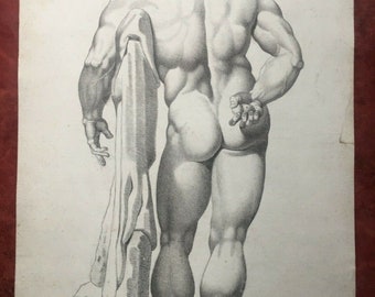 Academic Drawing French School. 19th century