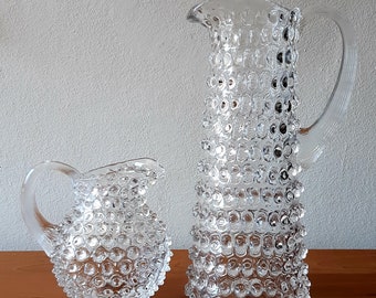 2 Jarras en Cristal. Hechas a mano. Bohemia