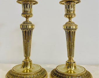 銅製燭台ペア　インテリア　洋器　送料込み250219 銅製燭台ペア インテリア 洋器 送料込み250219