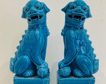 Pair of Foo Guardian Dogs. China