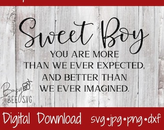 Download Sweet Boy Svg Etsy