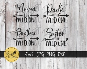 Download Mom Of The Wild One Svg Etsy