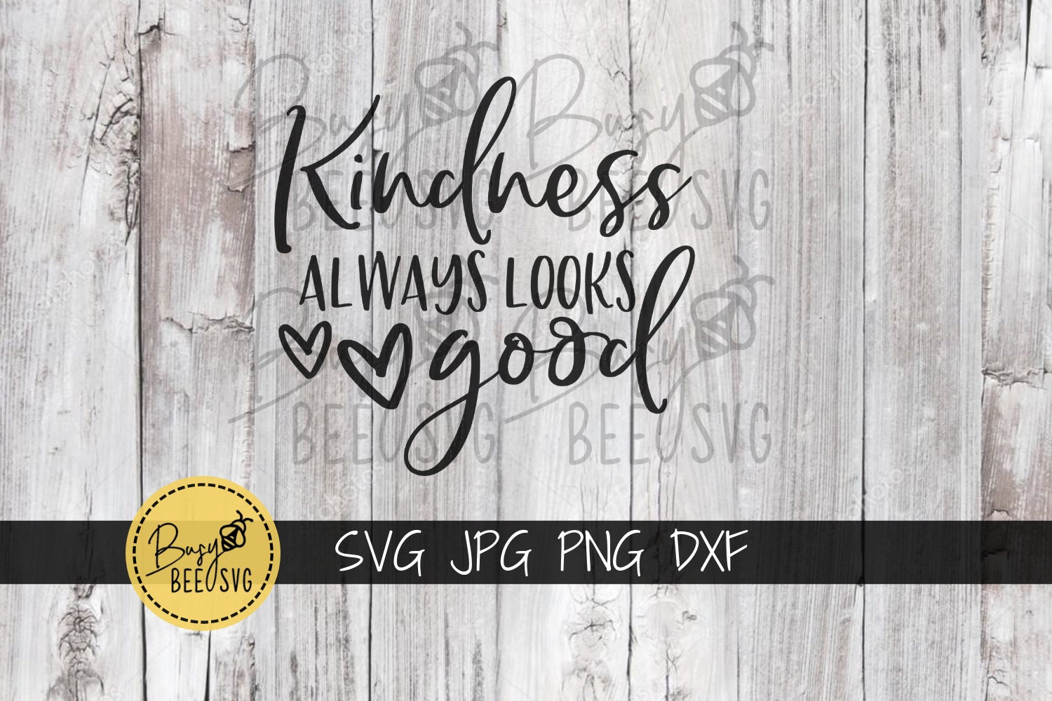 Kindness always looks good svg Kindness svg Spread Kindness | Etsy