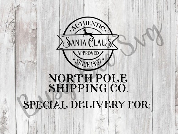 Download Santa Approved Christmas Stamp Svg Cutting File North Pole Etsy