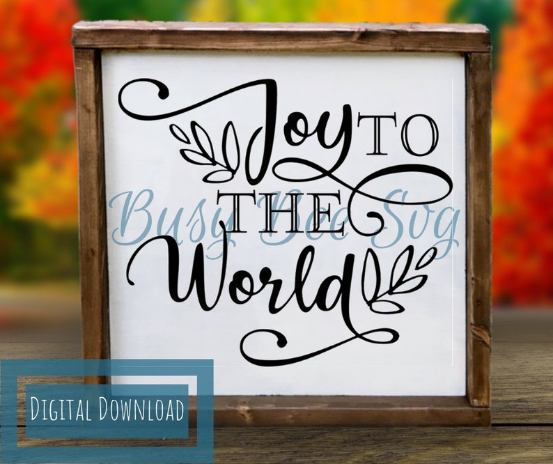 Farmhouse Svg Joy to the World Svg Sign Stencils Joy Sign Etsy