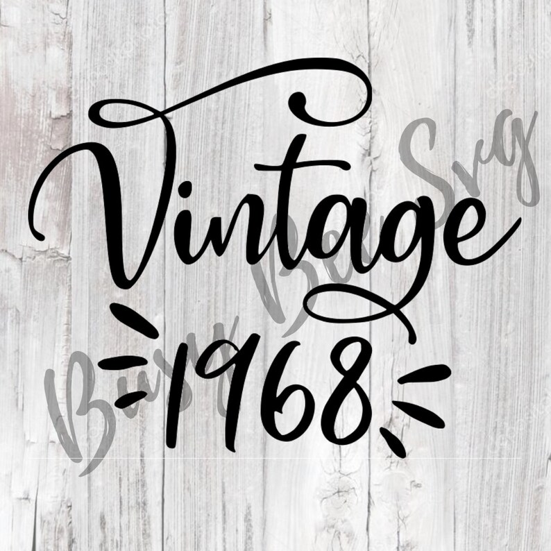 Download Vintage 1968 svg 50th Birthday svg dirty thirty svg 50th ...