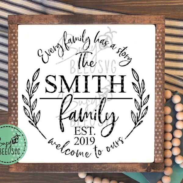 Last name SVG file, monogram svg, family name farmhouse sign, wooden sign, reverse canvas, cricut silhouette, svg png jpg, monogram