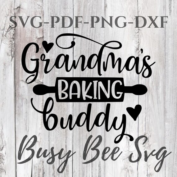 Download Free Grandmas Baking Buddy Svg Kid Shirt Svg Holiday Baking Team Etsy SVG DXF Cut File