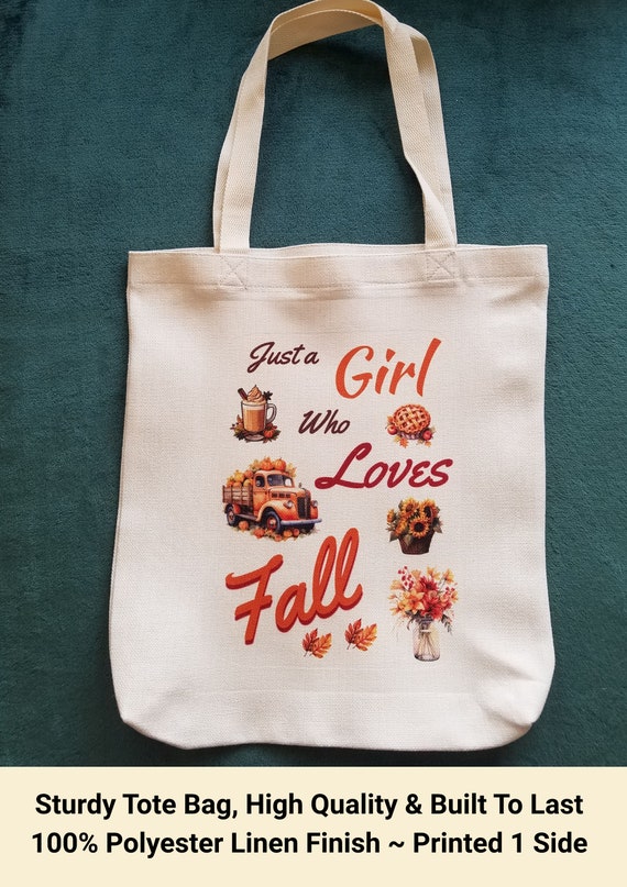 Borsa tote autunnale, Solo una ragazza che ama l'autunno, tema