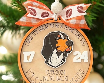 2024 Tennessee beats Alabama ornament