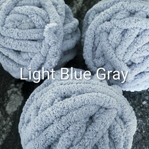 Chunky Chenille Yarn, Arm Knitting, 36 Colors, 26 Yards (300grams) image 10